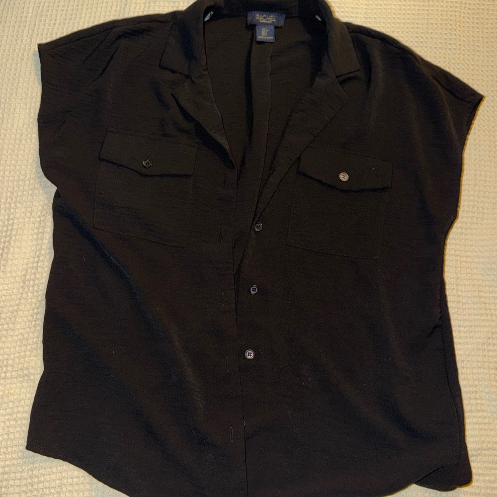 Rachel Roy Classic Black Shirt